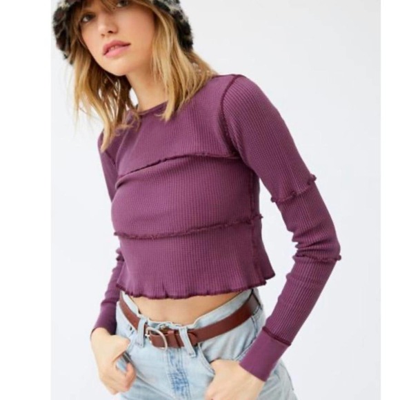 Uo dustin patchwork thermal top - Picture 2 of 4